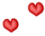 Gif animé mini coeurs